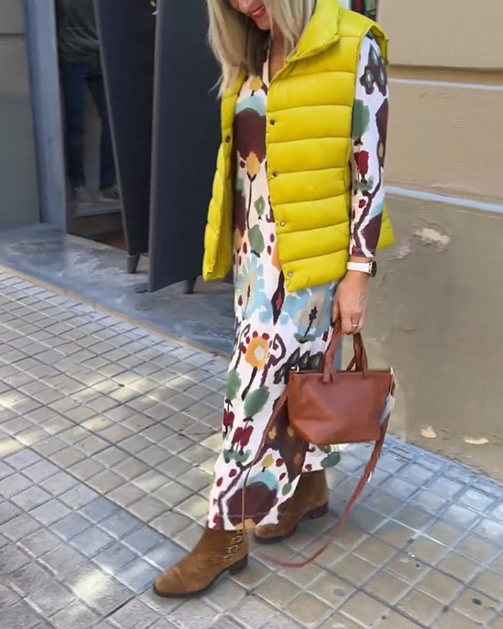 Elegant high-end  long-sleeved dress